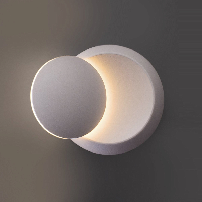 Бра Light Point Luna Wall Lamp White Белый в Санкт-петербурге | Loft Concept 