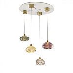 Подвесной светильник с прозрачным стеклянным плафоном округлой формы Effervia  варинант исполнения - 6 | Loft Concept в Санкт-петербурге