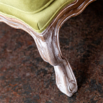 Диван из натурального бука бежевый с изображением птиц и цветов Beige Green Chinoiserie Garden Sofa варинант исполнения - 6 | Loft Concept в Санкт-петербурге