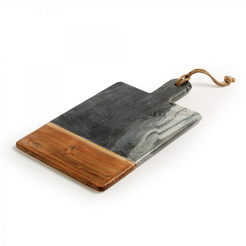 Разделочная доска Wood Strip Серый Коричневый в Санкт-петербурге | Loft Concept 