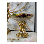 Чаша фарфоровая на двух бронзовых ангелах Eden Garden варинант исполнения - 4 | Loft Concept в Санкт-петербурге