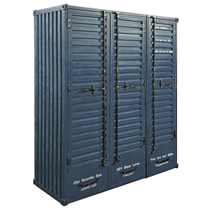 Большой Платяной Шкаф Sea Container 3 двери