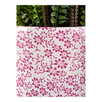 Кашпо из белого фарфора с розовым цветочным орнаментом Eden Garden варинант исполнения - 4 | Loft Concept в Санкт-петербурге