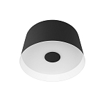 Потолочный светильник с цилиндрическим черным металлическим абажуром 20 Urban Dome варинант исполнения - 1 | Loft Concept в Санкт-петербурге