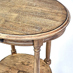 Деревянный овальный кофейный стол Margery Provence Coffee Table варинант исполнения - 4 | Loft Concept в Санкт-петербурге