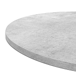 Стол обеденный с круглой светло-серой столешницей Harris Collection варинант исполнения - 5 | Loft Concept в Санкт-петербурге