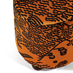 Пуф Wakonda Terracotta Tiger Mountain с Круглыми ножками  варинант исполнения - 1 | Loft Concept в Санкт-петербурге