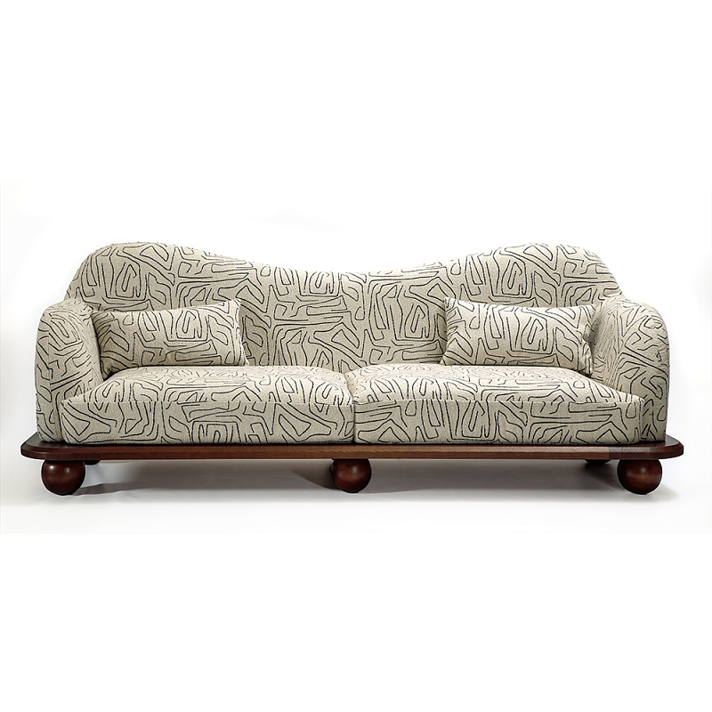 Диван Indra Молочный Коричневый в Санкт-петербурге | Loft Concept 