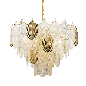 Люстра Feyar Gold Enlarged c Рельефным Стеклом
