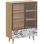 Витрина с изображением на дверцах Elise Cupboard варинант исполнения - 6 | Loft Concept в Санкт-петербурге