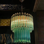 Дизайнерская люстра Blue Lagoon glass бирюзовое стекло  варинант исполнения - 4 | Loft Concept в Санкт-петербурге