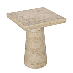 Столик приставной с квадратной столешницей Textured Cream Table варинант исполнения - 2 | Loft Concept в Санкт-петербурге