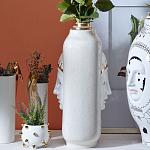 Ваза с золотисто-белыми фрагментами Faces of Imagination варинант исполнения - 9 | Loft Concept в Санкт-петербурге