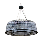 Подвесная люстра круглая Double Glass Sphere варинант исполнения - 1 | Loft Concept в Санкт-петербурге