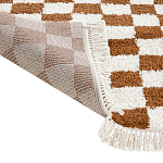 Ковер с шахматным принтом Chess Layout с эффектом шерсти варинант исполнения - 5 | Loft Concept в Санкт-петербурге