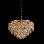 Люстра каскадная с подвесками в форме колец Galaxy of Light варинант исполнения - 4 | Loft Concept в Санкт-петербурге