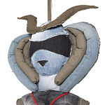 Кукла из джинсовой одежды и армейских палаток Rusalka Jeans&Tents варинант исполнения - 4 | Loft Concept в Санкт-петербурге