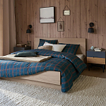 Черное матовое бра с декором под кожу Chestery варинант исполнения - 4 | Loft Concept в Санкт-петербурге