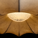 Подвесной светильник с белым фигурным абажуром и мягкими волнистыми краями Cloud Motion  варинант исполнения - 14 | Loft Concept в Санкт-петербурге