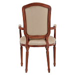 Стул с подлокотниками из натурального бука бежевый Solid Luxury варинант исполнения - 3 | Loft Concept в Санкт-петербурге