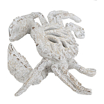 Статуэтка краб с детализированной текстурой в белом цвете Marine Accessories варинант исполнения - 2 | Loft Concept в Санкт-петербурге