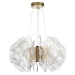 Люстра с декором в виде крупных рельефных лепестков 80 см Ethereal Bloom варинант исполнения - 2 | Loft Concept в Санкт-петербурге