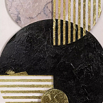 Панно декоративное с объемным эффектом Asymmetry варинант исполнения - 4 | Loft Concept в Санкт-петербурге