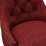 Мебельная ткань Шенилл бордовый цвет 138 см T4-23 варинант исполнения - 6 | Loft Concept в Санкт-петербурге