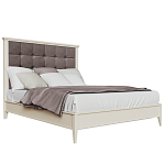 Кровать из массива бука с мягким изголовьем Tasteful Furniture варинант исполнения - 1 | Loft Concept в Санкт-петербурге