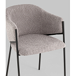 Стул Brace букле серый варинант исполнения - 2 | Loft Concept в Санкт-петербурге