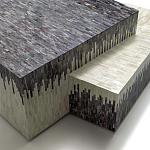 Дизайнерский журнальный стол с инкрустацией Plateau Coffee Table  варинант исполнения - 3 | Loft Concept в Санкт-петербурге