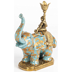 Фарфоровый подсвечник Слон с эмоцией Fluens варинант исполнения - 3 | Loft Concept в Санкт-петербурге