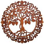 Панно из дерева LeafBerry Panel With Trees варинант исполнения - 1 | Loft Concept в Санкт-петербурге