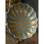 Чаша с орнаментом на бронзовых ножках в виде ангелов Eden Garden варинант исполнения - 4 | Loft Concept в Санкт-петербурге