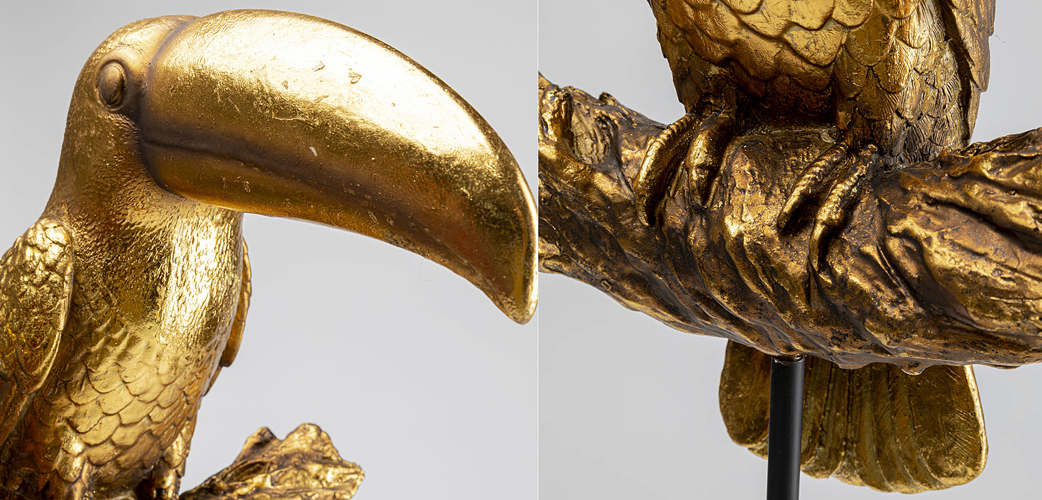 Статуэтка Golden Tukan on a stand - Loft-Concept в Санкт-петербурге