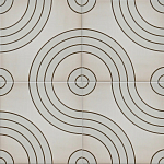 Дизайнерская плитка с узором Дорожки варинант исполнения - 1 | Loft Concept в Санкт-петербурге