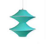 Подвесной вязаный бирюзовый светильник «Звезда Востока 02» варинант исполнения - 2 | Loft Concept в Санкт-петербурге