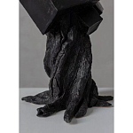 Скульптура «Окаменелый рост», Черный объект варинант исполнения - 3 | Loft Concept в Санкт-петербурге