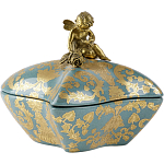 Фарфоровая шкатулка Angel with a rose варинант исполнения - 2 | Loft Concept в Санкт-петербурге