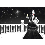 Megan Hess. Te Lttle Blk Dess варинант исполнения - 3 | Loft Concept в Санкт-петербурге