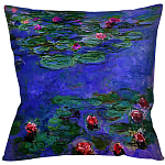 Подушка декоративная с цветочным принтом Impressionism in Art варинант исполнения - 2 | Loft Concept в Санкт-петербурге