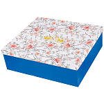 Чайный сервиз из фарфора синий на 6 персон 14 предметов Flower Porcelain Collection варинант исполнения - 4 | Loft Concept в Санкт-петербурге