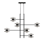 Каркасная люстра Balance варинант исполнения - 2 | Loft Concept в Санкт-петербурге