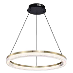Люстра подвесная круглая светодиодная с золотым каркасом Ring Horizontal варинант исполнения - 1 | Loft Concept в Санкт-петербурге