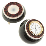 Часы настольные в виде шара из натурального камня Ball Stone Clock варинант исполнения - 8 | Loft Concept в Санкт-петербурге