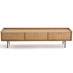 ТВ-тумба с плетеным декором Buckley Wicker TV Stand варинант исполнения - 1 | Loft Concept в Санкт-петербурге