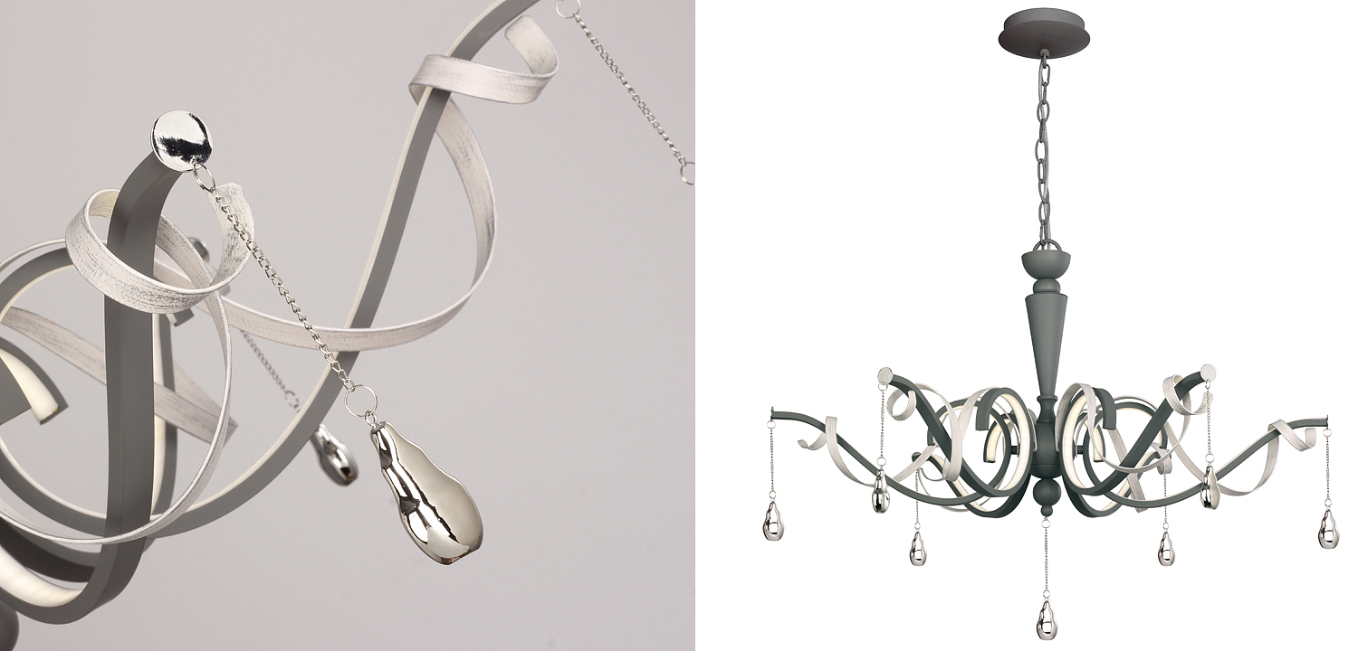 Люстра Morris Chandelier black Люстра Morris Chandelier black - Loft-Concept в Санкт-петербурге