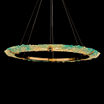 Люстра в форме кольца с цветочным декором Warm Heavenly Light варинант исполнения - 3 | Loft Concept в Санкт-петербурге