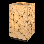 Торшер прямоугольный из натурального камня Calcite Geometry варинант исполнения - 7 | Loft Concept в Санкт-петербурге