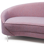 Диван Paulet Sofa Сиреневое Букле варинант исполнения - 4 | Loft Concept в Санкт-петербурге